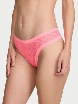 No-Show Stringi z koronki w panterkę No-Show Leopard Victoria's Secret