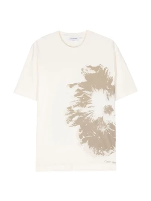 Nocny Kwiat Graficzny T-shirt Calvin Klein