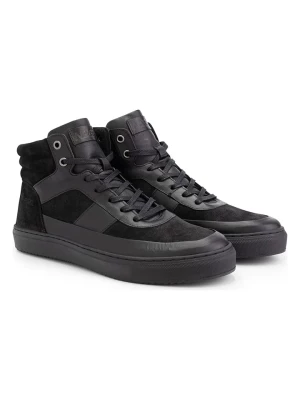 NoGRZ Skórzane sneakersy "B.Longhena" w kolorze czarnym rozmiar: 46