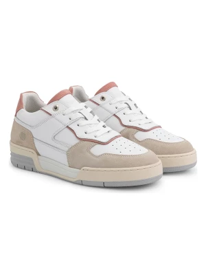 NoGRZ Skórzane sneakersy "G.Grassi" w kolorze beżowo-białym rozmiar: 40