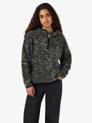 Noisy may Bluza "Cozy" w kolorze czarno-zielonym rozmiar: M
