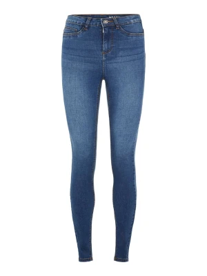 Noisy may Dżinsy "Nmcallie" - Skinny fit - w kolorze niebieskim rozmiar: W28/L32