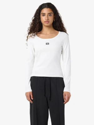 Noisy may Koszulka w kolorze białym rozmiar: XS