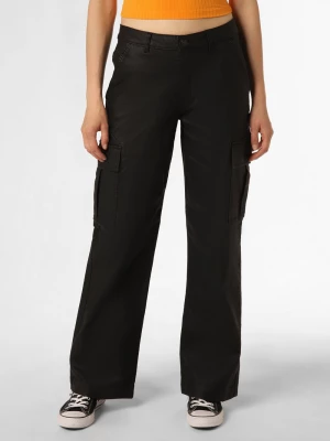 Noisy May Spodnie Kobiety Sztuczne włókno czarny jednolity, XS/30