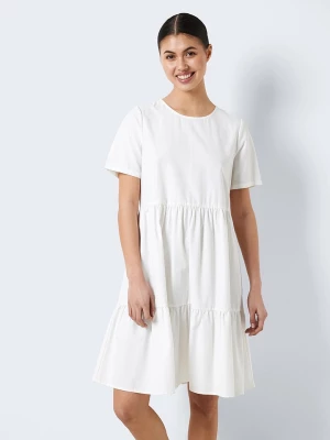 Noisy may Sukienka w kolorze białym rozmiar: L