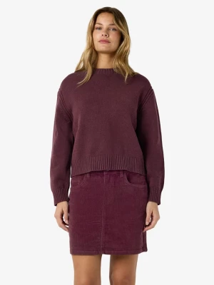 Noisy may Sweter "Dara" w kolorze bordowym rozmiar: XL