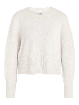 Noisy may Sweter "Nella" w kolorze kremowym rozmiar: M