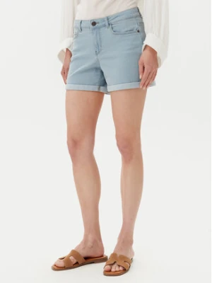 Noisy May Szorty jeansowe Debby 27032491 Niebieski Slim Fit
