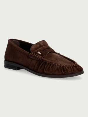 Nokwol mokasyny damskie zamszowe Haven Chocolate Suede brązowy