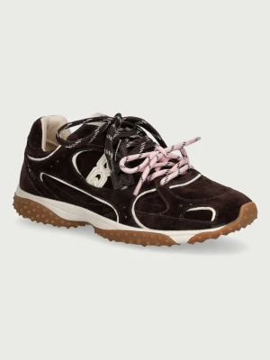 Nokwol Neo Brown Suede sneakersy damskie zamszowe
