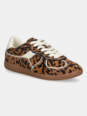 Nokwol sneakersy skórzane August damskie kolor brązowy August