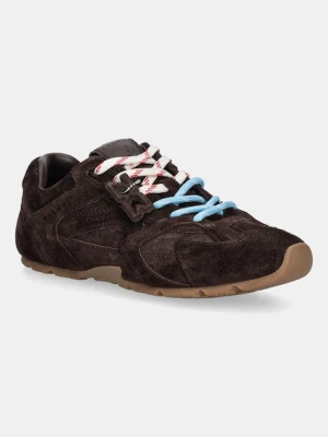 Nokwol sneakersy zamszowe Atlas damskie kolor brązowy Atlas