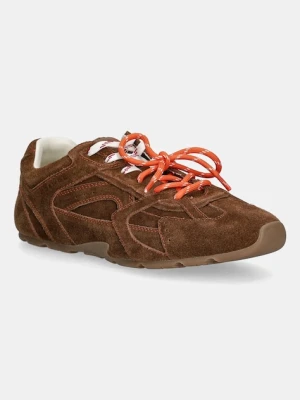 Nokwol sneakersy zamszowe Atlas Tan Suede damskie kolor brązowy Atlas Tan Suede