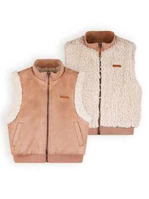 NONO Dwustronna kamizelka "Kenna" w kolorze kremowo-jasnoróżowym rozmiar: 146-164