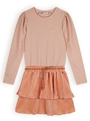 NONO Sukienka "Moran" w kolorze jasnoróżowo-pomarańczowym rozmiar: 158/164