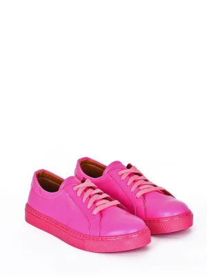 Noosy Skórzane sneakersy w kolorze różowym rozmiar: 41