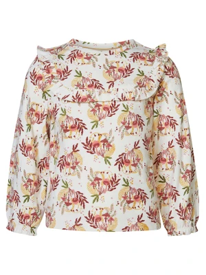 Noppies Bluzka "Jianguo" w kolorze kremowym ze wzorem rozmiar: 98