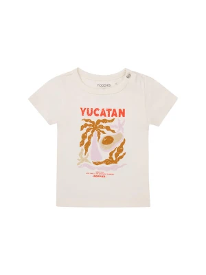 Noppies Koszulka "Ostra" w kolorze kremowym rozmiar: 86