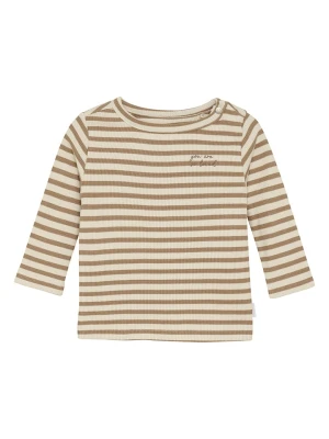 Noppies Koszulka w kolorze beżowo-brązowym rozmiar: 74