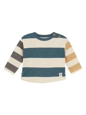 Noppies Koszulka w kolorze beżowo-niebieskim rozmiar: 74