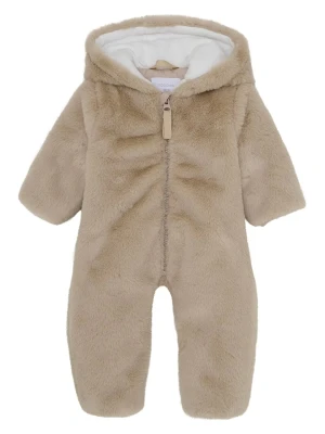 Noppies Pluszowy kombinezon w kolorze szarobrązowym rozmiar: 74