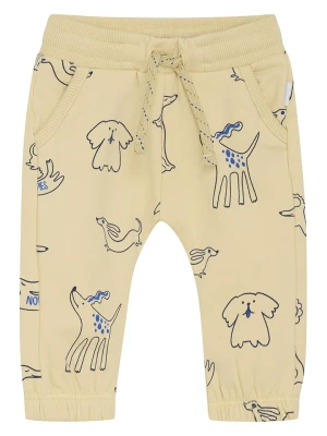 Noppies Spodnie dresowe w kolorze beżowym rozmiar: 86