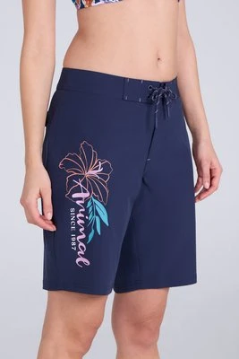 Nora Damskie Spodenki Plażowe - Navy Animal