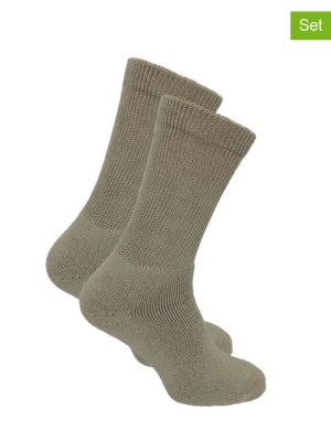 Norfolk Skarpety (6 par) w kolorze khaki rozmiar: 35-38