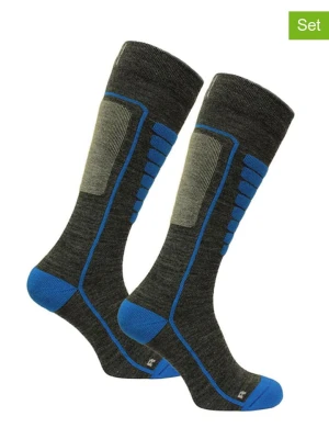 Norfolk Skarpety funkcyjne (4 pary) w kolorze khaki rozmiar: 35-38