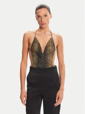 NORMA KAMALI Body Mio KK424XPL165302 Brązowy Slim Fit