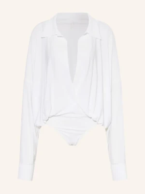 Norma Kamali Body Z Bluzką weiss