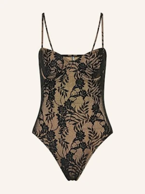 Norma Kamali Body Z Fiszbinami schwarz