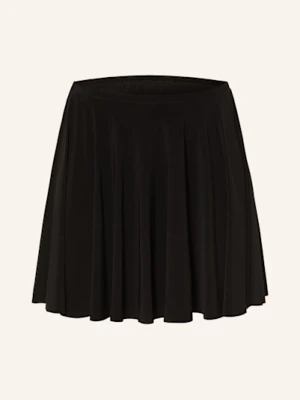Norma Kamali Plisowana Spódnica schwarz