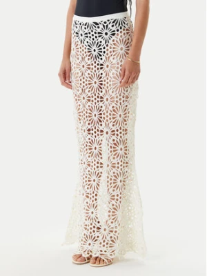 NORMA KAMALI Spódnica maxi ST125SCRP02840 Beżowy Slim Fit