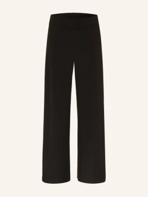 Norma Kamali Spodnie Dżersejowe schwarz
