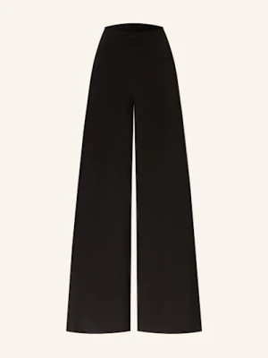 Norma Kamali Spodnie Marlena Z Dżerseju schwarz