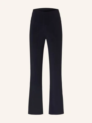 Norma Kamali Spodnie Z Materiału Typu Marlene blau