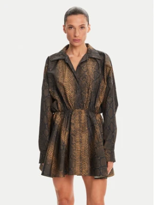NORMA KAMALI Sukienka codzienna ST4243PHA71302 Brązowy Relaxed Fit