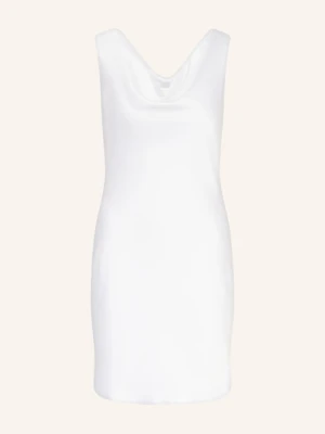 Norma Kamali Sukienka Koktajlowa Maria Z Satyny weiss