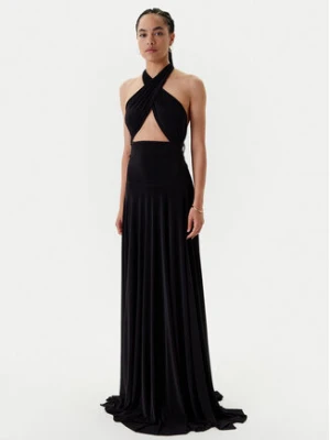 NORMA KAMALI Sukienka wieczorowa KK1253PLO61001 Czarny Slim Fit
