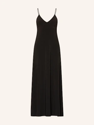 Norma Kamali Sukienka Z Dżerseju schwarz