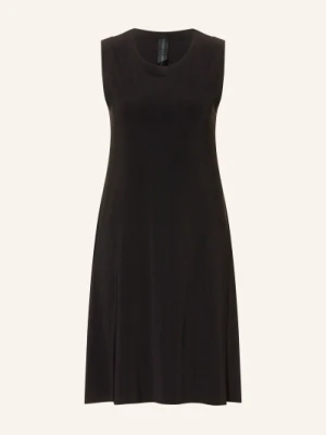 Norma Kamali Sukienka Z Dżerseju schwarz