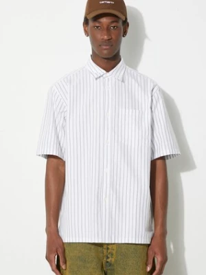 Norse Projects koszula bawełniana Ivan Relaxed Organic męska kolor biały relaxed z kołnierzykiem klasycznym N40.0623.8022