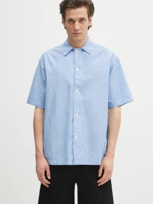 Norse Projects koszula bawełniana Mads Poplin Stripe SS