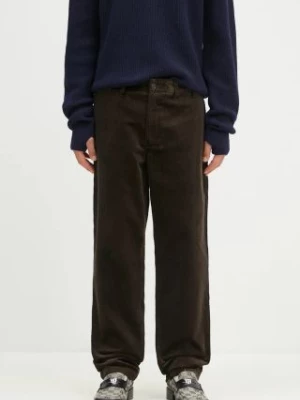 Norse Projects spodnie sztruksowe Aros Regular Wide Wale Corduroy Chino kolor brązowy proste N25.0407.2022