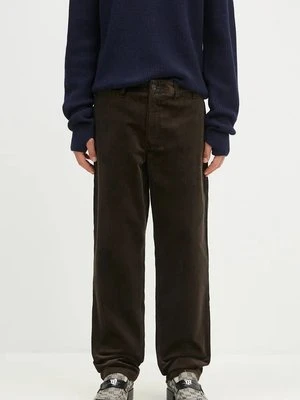 Norse Projects spodnie sztruksowe Aros Regular Wide Wale Corduroy Chino kolor brązowy proste N25.0407.2022