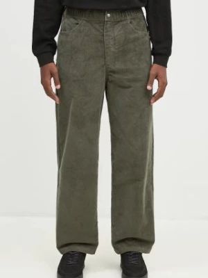 Norse Projects spodnie sztruksowe Ragnar Relaxed Solotex Corduroy Pant kolor zielony N25.0410.8098