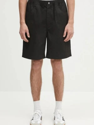 Norse Projects szorty Ragnar Fine Broken Twill Shorts męskie kolor czarny N35.0620.9999