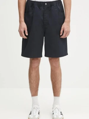 Norse Projects szorty Ragnar Fine Broken Twill Shorts męskie kolor granatowy N35.0620.7004