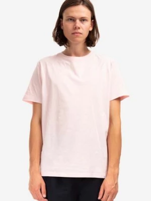 Norse Projects t-shirt bawełniany kolor różowy gładki N01.0559.5507-5507